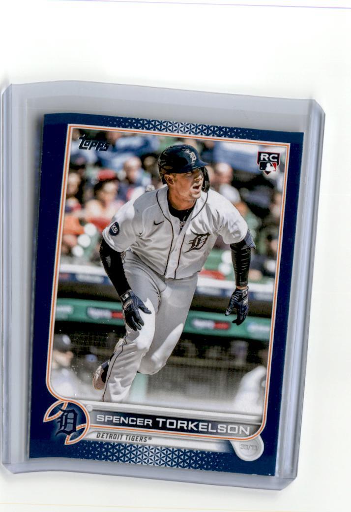 2022 Topps Update #US20 Spencer Torkelson Royal Blue RC Detroit Tigers Rookie