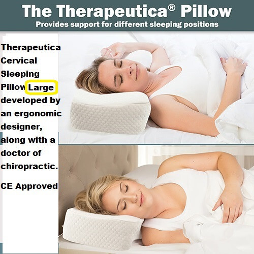 Therapeutica Orthopedic Cervical Sleeping Pillow Large adjus
