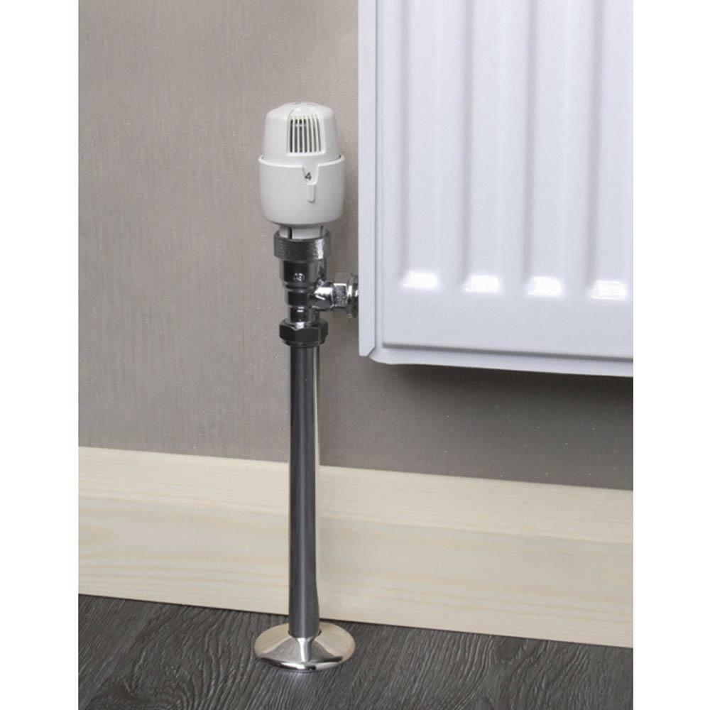 Snappit Radiator Pipe Covers Talon & Collars Anthracite Black Chrome