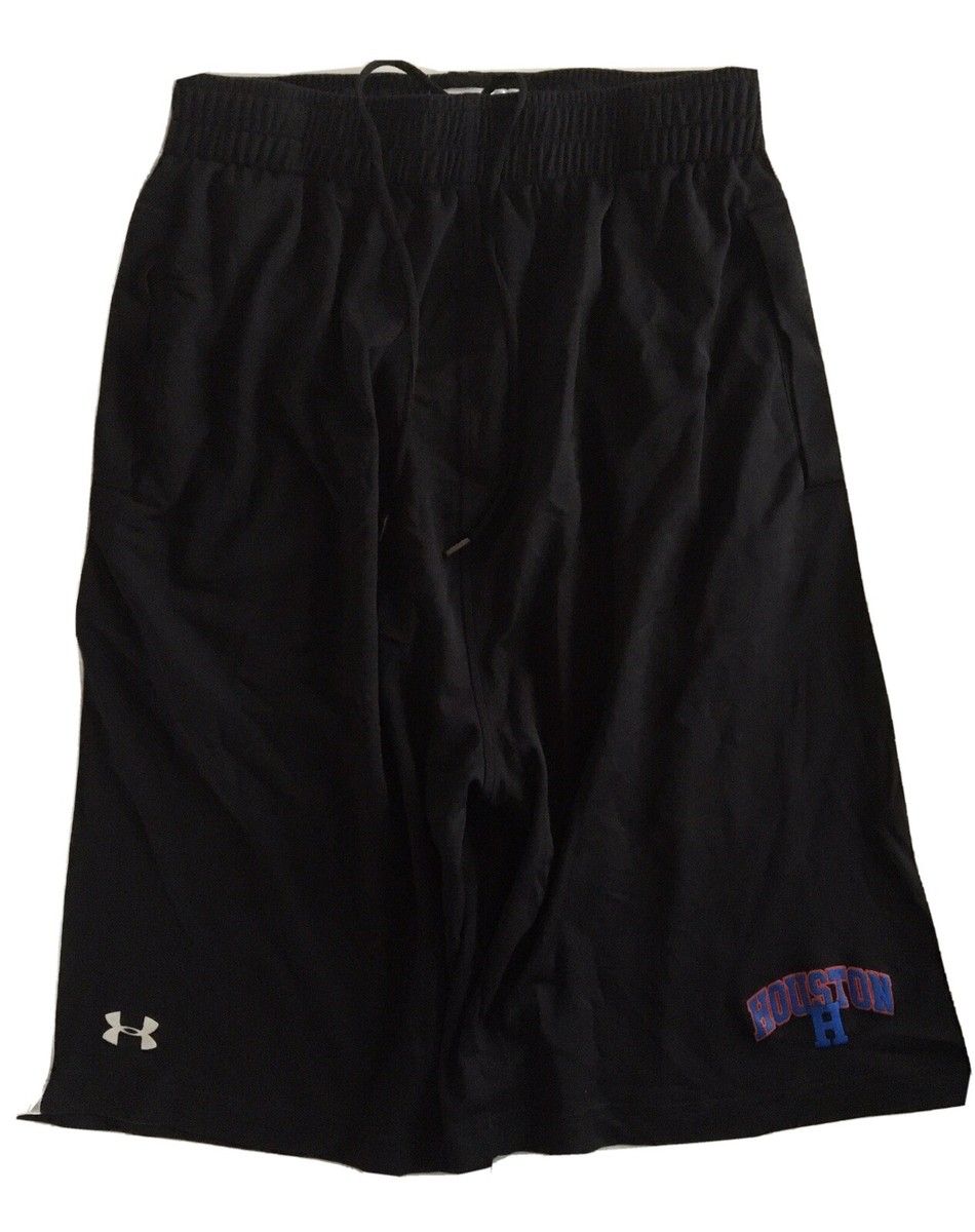 🧨 Under Armour Performance Apparel Mens Houston Texas Blk Basketball  Shorts XL