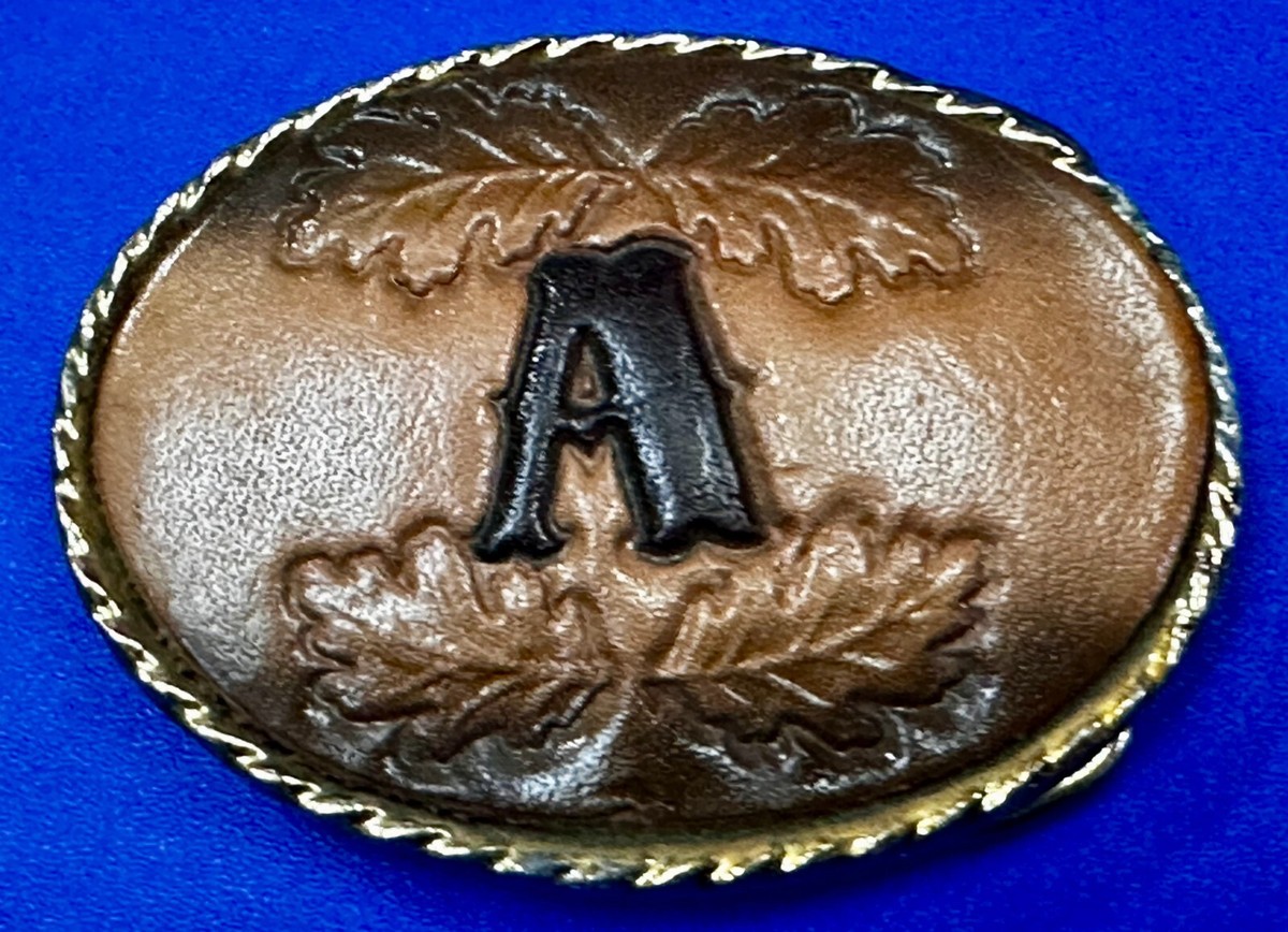 Letter A belt Amazon.com: Western Belt Buckle Initial Letters ABCDMRJ to Z  main image 3