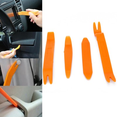 4pcs Universal Car Radio Inside Door Clip Panel Audio Removal