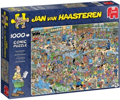 Jumbo 19199 Jan Van Haasteren Die Apotheke 1000 Teile Puzzle Einkauf Comic