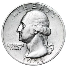 1944-D Washington Quarter Better Grade Complete Your Album! SILVER!