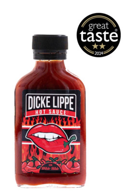 Dicke Lippe, Kirsch chili sauce, carolina reaper, trinidad scorpion, bhut joloki