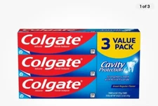 3pk Colgate Cavity Protection Toothpaste Fluoride Great Regular Flavor 6oz