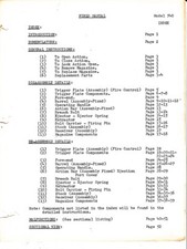 11) REMINGTON FIELD SERVICE MANUAL MODEL 740 - 742 PHOTOCOPIE DE PAGES (54)