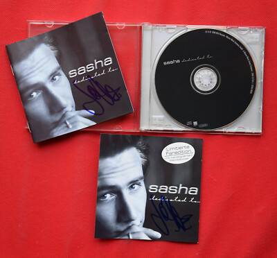 SASHA - Dedicated To... - CD - mit 3 x AUTOGRAMM / SIGNED