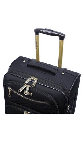 Steve Madden Designer Luggage Collection-Lightweight Softside Suitcase 20’ - Picture 4 of 7