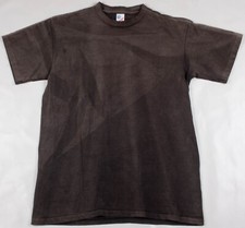Vintage 1990s Duke Faded Black Single Stitch USA Made Men's T-Shirt Size MED/LRG