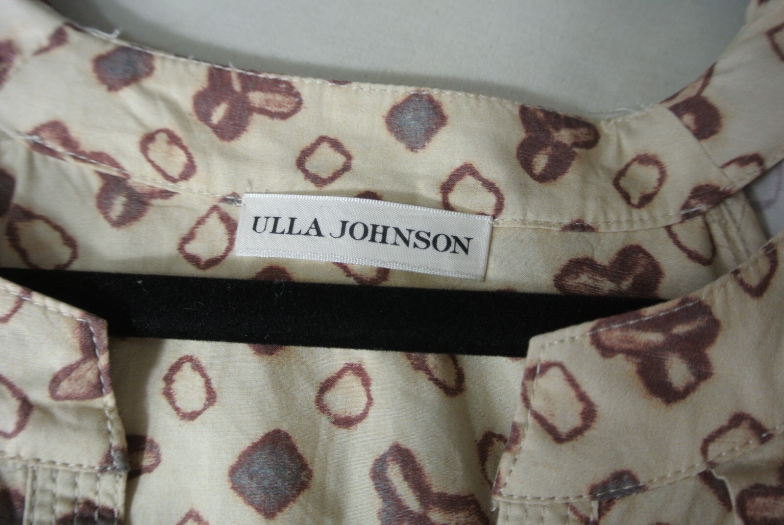 NEW Ulla Johnson Josefina Ruched Midi Dress in multi Size 8 #DD369 image 4
