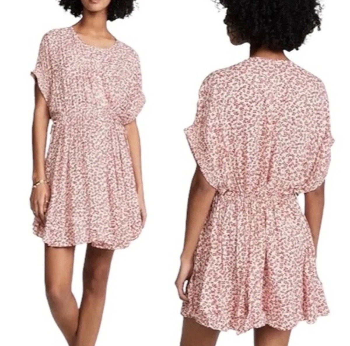 one day mini dress free people Free People Women's One Fine Day Mini Dress - Red Combo