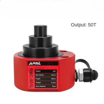 Ultra-thin Multi-Stage Hydraulic Jack Hydraulic Oil Cylinder Connector tools,
