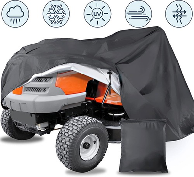 #ad 82 x 47 in Heavy Duty Riding Lawn Tractor Mower Cover Waterproof UV Protector $16.05