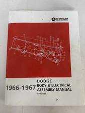 1966-1967 Dodge Coronet Body And Electrical Assembly Manual 1966-1967 Dodge Coronet Body And Electrical Assembly Manual