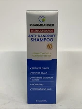 Pharmbanner Selenium Sulfide Anti Dandruff Shampoo 8.4 oz Exp 01/28