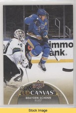 2021-22 Upper Deck Series 1 UD Canvas Brayden Schenn #C71 READ 0mv2