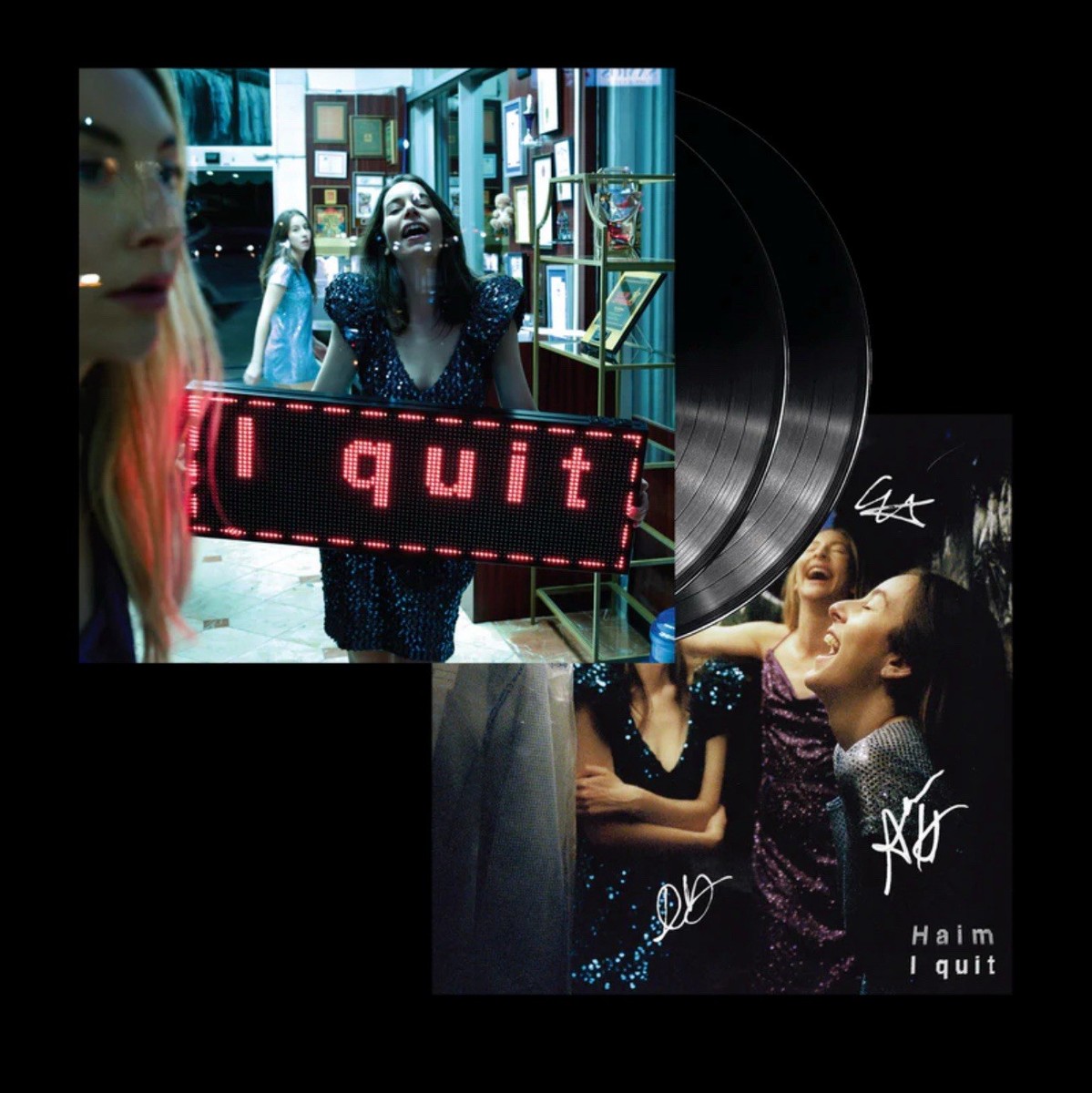 洋楽 HAIM I quit Black Vinyl HAIM I Quit Double Sea Glass Blood Records Black Pink