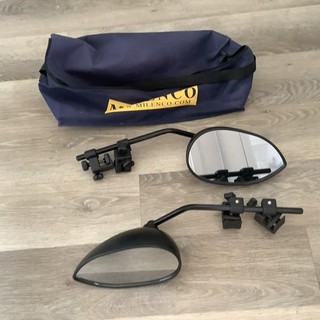 Milenco 1601 Aero 3 Flachglas Doppelpack Wohnwagen Abschleppspiegel
