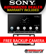Sony XAV-AX4000 LPCAMFRAME Backup Camera Bundle