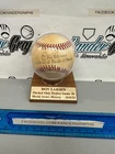 DON LARSEN SIGNED AUTOGRAPHED PERFECT GAME WS BASEBALL 1956-SCOREBOARD NO COA