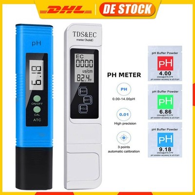Digital PH&TDS EC Meter, Water Quality Tester, Drinking Water, Conductance Meter