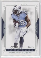 2017 Panini National Treasures Holo Silver 13/25 DeMarco Murray #31 g3c