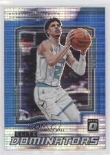2021 Panini Donruss Optic Elite Dominators Blue Pulsar Prizm LaMelo Ball #8 s9z