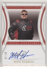 2020 National Treasures Social Signatures Holo Gold 1/10 Mike Harmon Auto 1u6