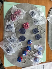 Lot of 19 NEW Tupperware Keychains Shape-O Pressure Cooker Micro Grill MultiCook