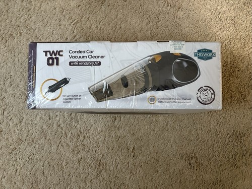 ThisWorx Car Vacuum Cleaner, Portable Handheld Mini Vacuum Cleaner w/ 16ft Cord
