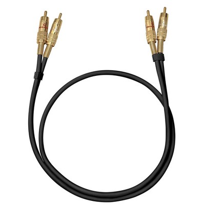 Nf Audio-Cinchkabel Oehlbach Nf 1 Master Noir Longueur 1,0 M Phono CD Câble Rca