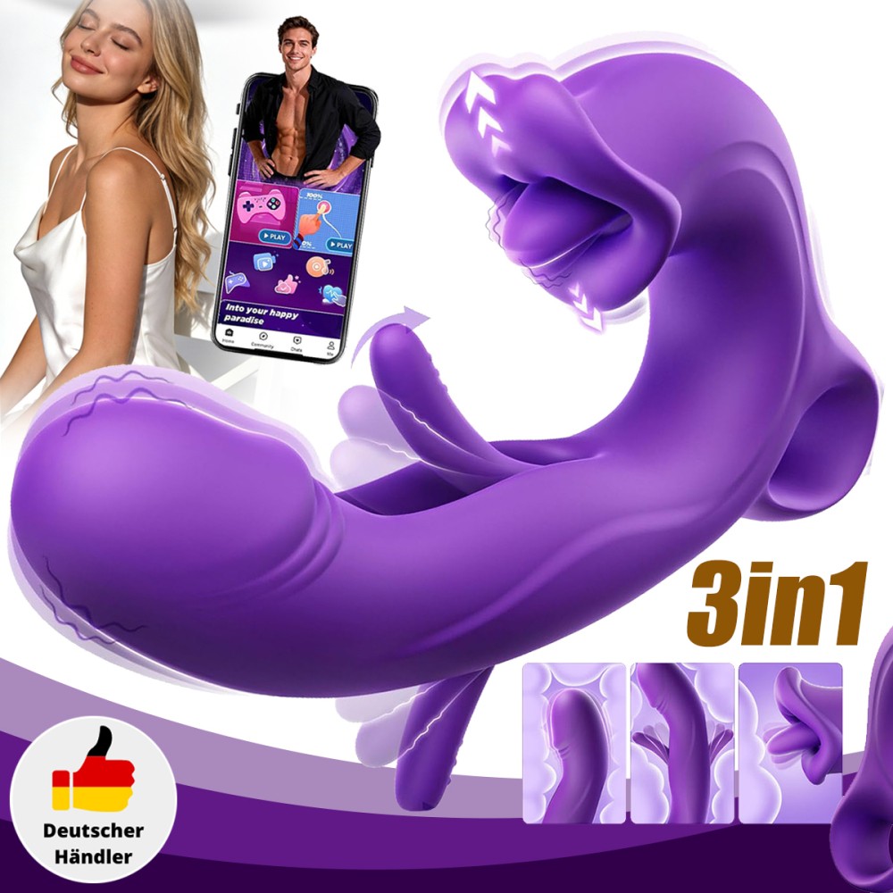 Rabbit Vibratoren für Frauen Stoßfunktion Sex Spielzeug Dildo Klitoris G-punkt !