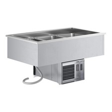 Three Pan Drop-In Refrigerated Cold Food Well - 120V