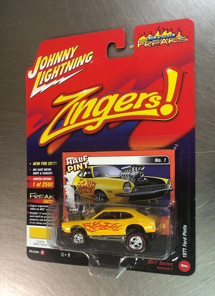JOHNNY LIGHTNING ZINGERS! 1971 FORD PINTO HALF PINT STREET FREAKS 1:64 SCALE - Image 2 of 4