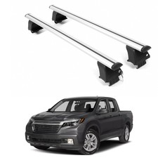 Open Box Roof Rack Crossbars For Honda Ridgeline 2017-2026 Naked Roof Silver Open Box Roof Rack Crossbars For Honda Ridgeline 2017-2026 Naked Roof Silver