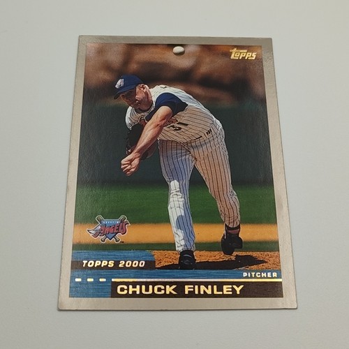 Topps Chuck Finley 2000 #128 Anaheim Angels MLB Baseball Card - Picture 2 of 12