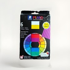 Fimo Professional True Colours Pack Of 6 x 85g Modelling Clay New (Opened Box)