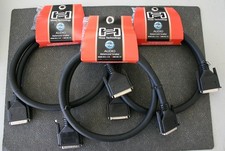 3 Pieces Hosa DBD-303 DB25 Male to DB25 Male 3' Audio Balanced Snake Cable NEW