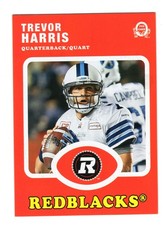2016 OPC CFL Trevor Harris Card #21 Ottawa Redblacks Edinboro