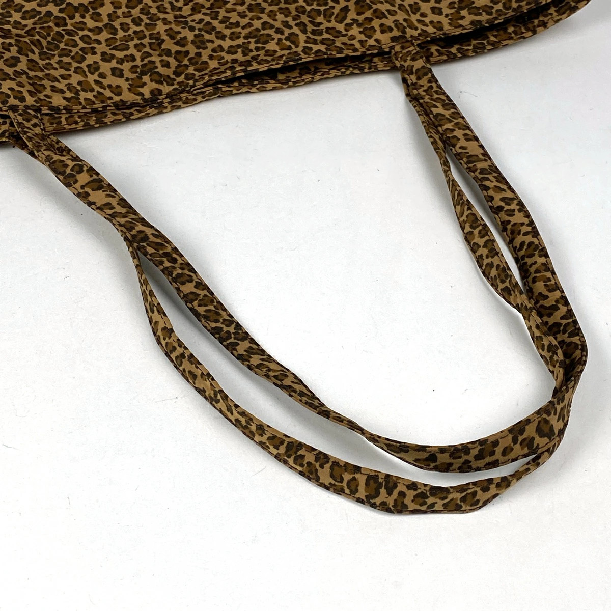 Bottega Veneta Leopard Print Tote Bag Brown Nylon Women’s Used thumbnail 6