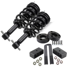 2.5" Front 2" RearLeveling kit & Complete Struts for Chevy Silverado GMC Sierra
