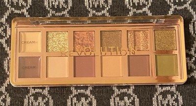 NEW/Sealed Revolution The Eternal Icon Eyeshadow Palette 12 Cream/Powder Shades