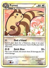 Furret 21/123 Rare HeartGold & SoulSilver Pokemon on eBay
