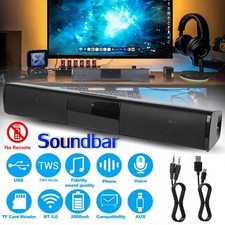 Surround Sound Bar Wireless Bluetooth Stereo Speakers Home Theater For Computer