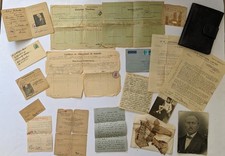 LUDWIG GUTENSTEIN GERMAN JEWISH IMMIGRANT NY ARCHIVE FAMILY PAPERs LEATHER FOLIO