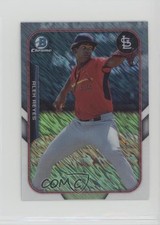 2015 Bowman The Farm's Finest Chrome Mini Shimmer Refractor Alex Reyes 11pj