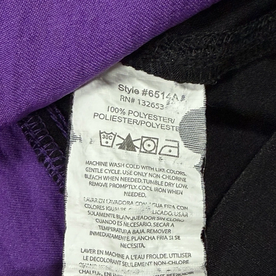 Blusa Médica WonderWink Four Elástica Ropa de Trabajo para Mujer Talla Mediana Púrpura Foto 4 de 4