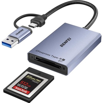 CFexpress Kartenleser Typ-B USB 3.2 Gen2 10 Gbit/s USB-C USB-A 