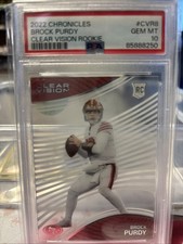 2022 Chronicles Brock Purdy #CVR8 Clear Vision Rookie (PSA 10)
